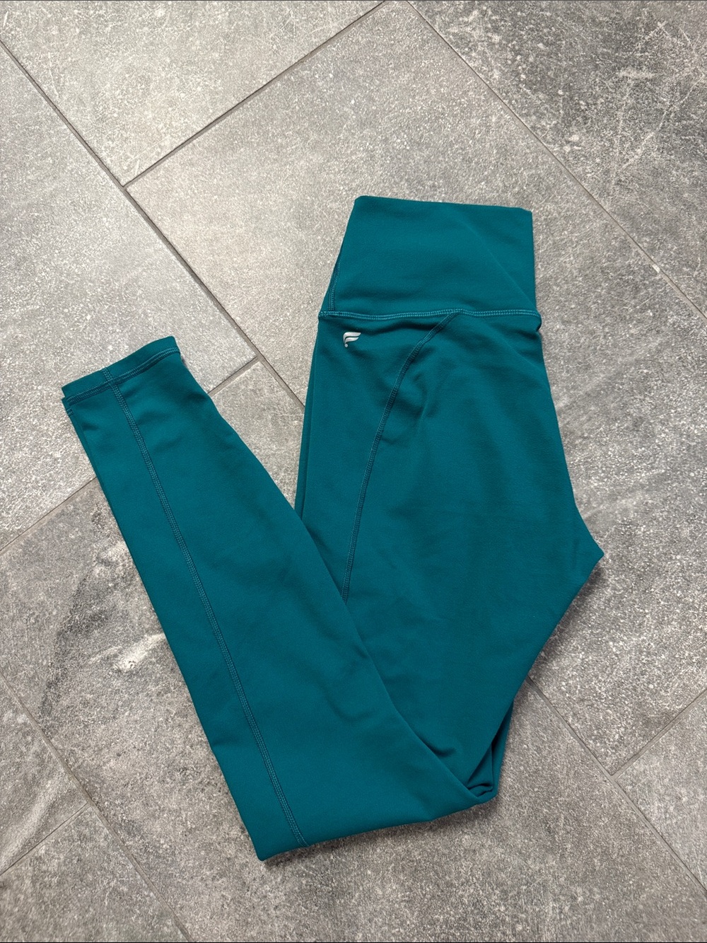 Fabletics Teal High-Rise Active Leggings
